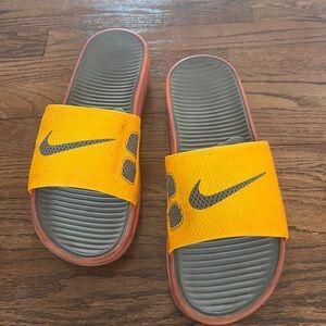 Nike Bright Orange Slide Sandals